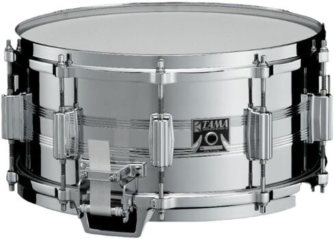 طبلة Tama 50th Limited Mastercraft Steel Snare Drum - 6.5 بوصة × 14 بوصة، مصقولة in Kuwait