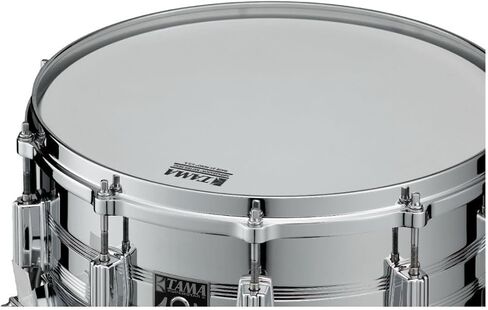 طبلة Tama 50th Limited Mastercraft Steel Snare Drum - 6.5 بوصة × 14 بوصة، مصقولة in Kuwait