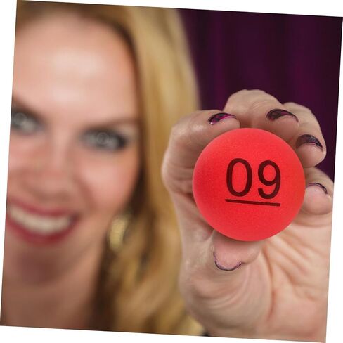 Abaodam 4sets Plastic Raffle Balls Numbered Bulk Balls for Home Parties Bar Games Party Games 10pcs*4 in Kuwait