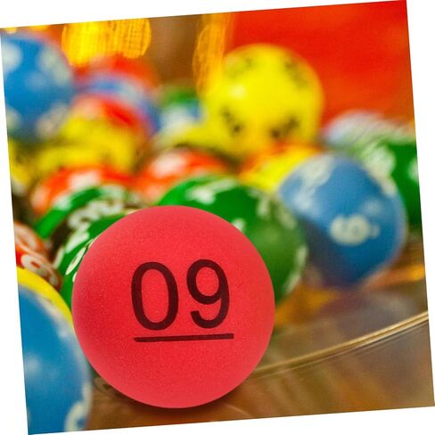 Abaodam 4sets Plastic Raffle Balls Numbered Bulk Balls for Home Parties Bar Games Party Games 10pcs*4 in Kuwait