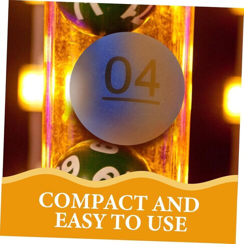 Abaodam 4sets Plastic Raffle Balls Numbered Bulk Balls for Home Parties Bar Games Party Games 10pcs*4 in Kuwait