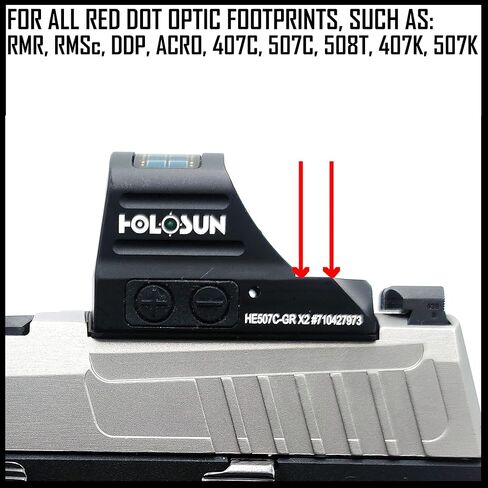 مجموعة براغي TSA® مكونة من 36 قطعة لـ SIG SAUER® Red Dot Optic، ولوحة المحول، ومجموعة التثبيت تتضمن مفتاح T10، وقفل الخيوط المطلي مسبقًا | يناسب RMR، RMSc، DeltaPoint®، ACRO، RomeoZero in Kuwait