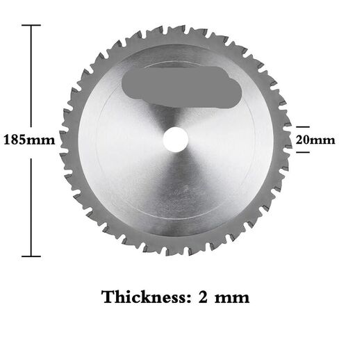 Cutting Blade 185mm Round Wheel Discs Circular for Iron Ordinary Steel Bore 20mm 1Pcs in Kuwait