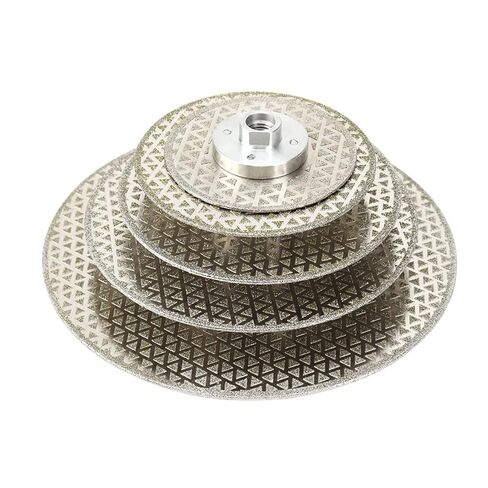 M14 Electroplated Diamond Cutting Disc Wheel Both Sides Galvanized Grinding Saws Blade 1Pcs(230xM14) in Kuwait