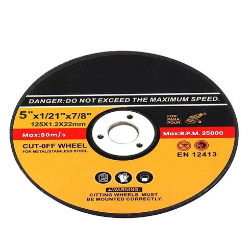 10Pcs Metal Cutting Disc 5Inch Fiber Cutter Reinforced Resin Circular Saws Blade Angle Grinder Tools Grinding Wheel in Kuwait
