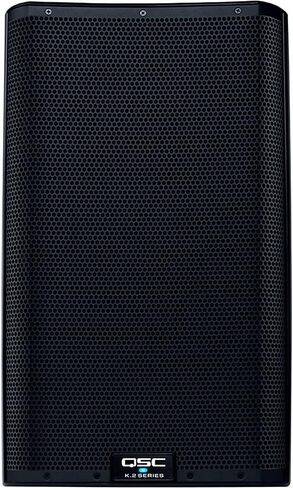 QSC K12.2 Active 12" Powered 2000 Watt Loudspeaker (Pair) Bundle with 2X Auray Steel Speaker Stand and 2X XLR-XLR Cable in Kuwait