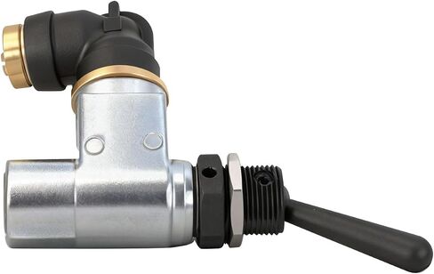 BA14500 Air Toggle Switch Pneumatic Control Valve, 1/4 Inch Quick Connect with 90-Degree Elbow, Fit for Peterbilt Kenworth Truck and Industrial Pneumatic Systems in Kuwait