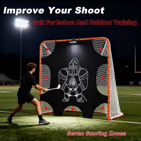 Doublehorse Lacrosse Hockey Shooting Targets - 6 x 6 FT Street Goal Net for Outdoor Indoor Home Field Accuracy Practice Training for Youth Adult Men Coach in Kuwait