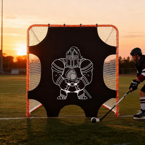 Doublehorse Lacrosse Hockey Shooting Targets - 6 x 6 FT Street Goal Net for Outdoor Indoor Home Field Accuracy Practice Training for Youth Adult Men Coach in Kuwait