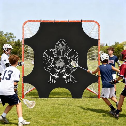 Doublehorse Lacrosse Hockey Shooting Targets - 6 x 6 FT Street Goal Net for Outdoor Indoor Home Field Accuracy Practice Training for Youth Adult Men Coach in Kuwait