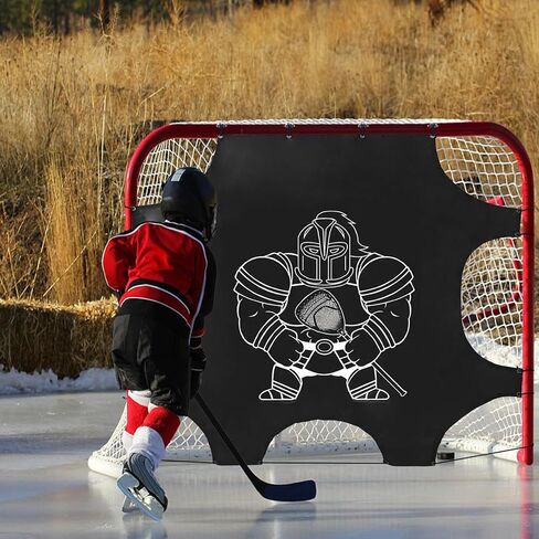 Doublehorse Lacrosse Hockey Shooting Targets - 6 x 6 FT Street Goal Net for Outdoor Indoor Home Field Accuracy Practice Training for Youth Adult Men Coach in Kuwait