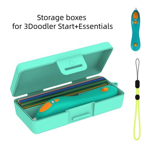 صناديق تخزين لـ 3Doodler Start+Essentials 3D Printing Pen، صندوق سفر صلب مع حبل قصير، مقاوم للصدمات والسقوط in Kuwait