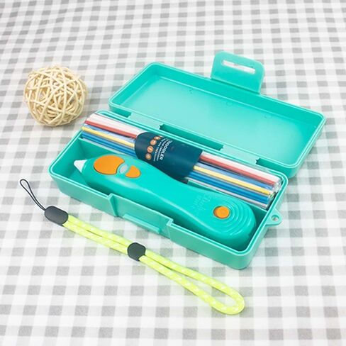 صناديق تخزين لـ 3Doodler Start+Essentials 3D Printing Pen، صندوق سفر صلب مع حبل قصير، مقاوم للصدمات والسقوط in Kuwait