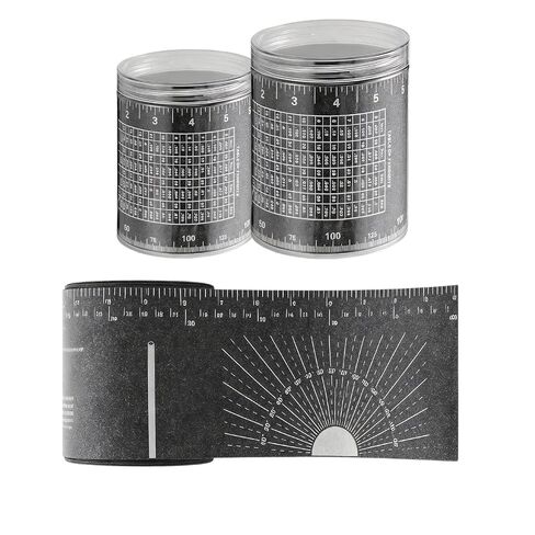 2 Pcs Pipe Wrap Around with Scale, 1"-16" Heat Resistant Layout Tape & Tangent Chart, Marking Tool for Welders & Pipefitters in Kuwait