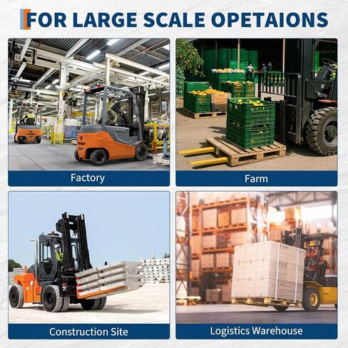 84 Inch Forklift Extensions, 5500 LBS Capacity, 5.5 Inch Width Heavy Duty Pallet Fork Extenders for Forklift & Skid Steer Loaders in Saudi Arabia