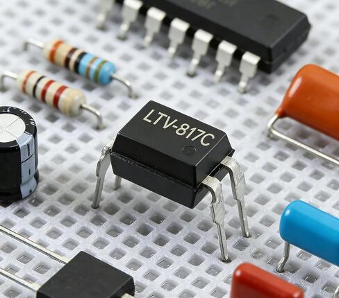 50PCS LTV-817 Optocoupler DIP-4 | Phototransistor Optoisolator IC for Signal Isolation, SMPS Power Supply Feedback, Industrial Automation & DIY Electronics Projects in Saudi Arabia