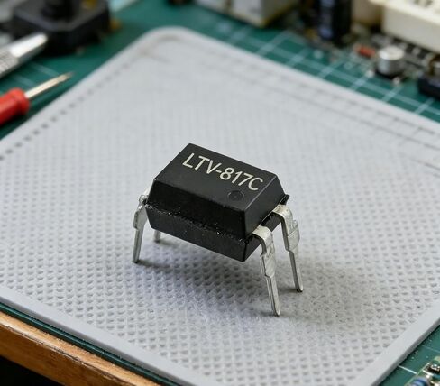 50PCS LTV-817 Optocoupler DIP-4 | Phototransistor Optoisolator IC for Signal Isolation, SMPS Power Supply Feedback, Industrial Automation & DIY Electronics Projects in Saudi Arabia