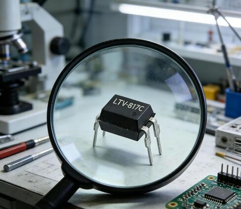 50PCS LTV-817 Optocoupler DIP-4 | Phototransistor Optoisolator IC for Signal Isolation, SMPS Power Supply Feedback, Industrial Automation & DIY Electronics Projects in Saudi Arabia