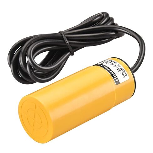 Heschen 34mm Diameter Capacitive Touch Sensor Proximity Sensor Switch, Non-Shield Type, LJC34A4-K-Z/BX, Detector 1-20mm, 10-30VDC 200mA, NPN Normally Open(NO), 3 wire, CE Listed in Kuwait