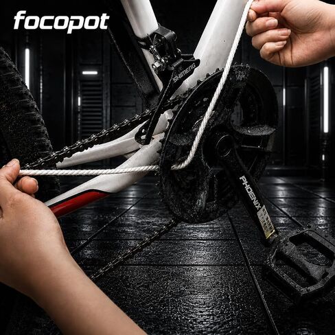 حبل تنظيف من الألياف الدقيقة من focopot Gear Floss - 50 قطعة من خيط تنظيف الدراجات النارية وقطعتين من مواد تشحيم شحوم الطابعة ثلاثية الأبعاد لسلاسل الدراجات النارية والأشرطة والفرامل والطابعات ثلاثية الأبعاد in Kuwait