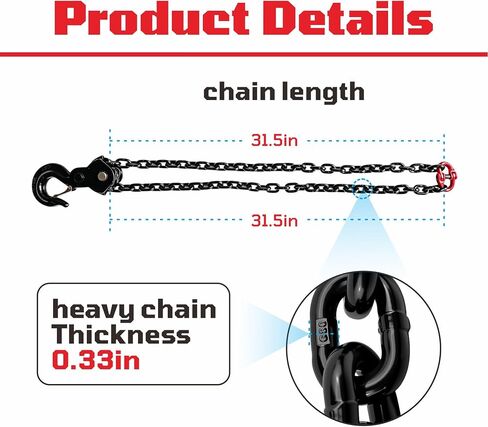 Forklift Lifting Hook, 6600 LBS G80 Steel, 360° Swivel Forklift Attachment | Automatic leveling design, electro-coated rustproof finish. Heavy-duty G80 steel for warehouse & construction use in Kuwait