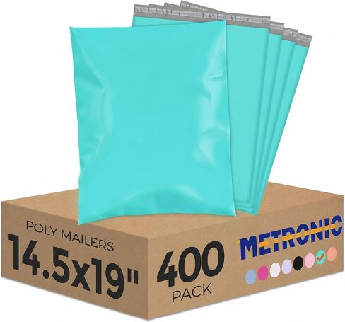 Metronic Poly Mailers 10X13 100PC, Sturdy Shipping Bags for Small Business, Waterproof Mailers Poly Bags, Strong Adhesive Shipping Envelopes for Clothing, Efficient Mailing Envelopes in Avocado Green in Kuwait