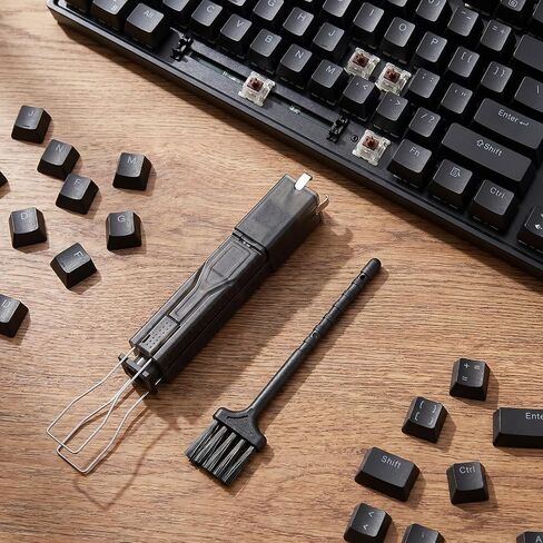 2-in-1 Keycap Puller and Switch Puller with 4-Claw Grip Keyboard Key Remover Key Cap Removal Tool with Cleaning Brushes for Mechanical Gaming Keyboard in Kuwait