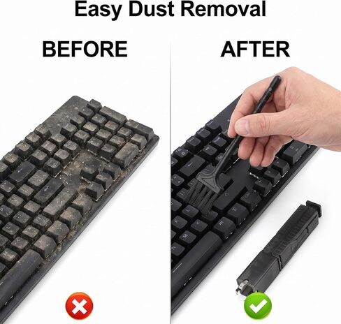 2-in-1 Keycap Puller and Switch Puller with 4-Claw Grip Keyboard Key Remover Key Cap Removal Tool with Cleaning Brushes for Mechanical Gaming Keyboard in Kuwait