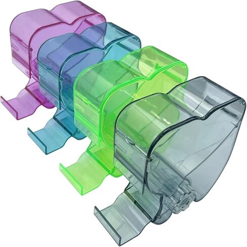 Cotton Roll Dispenser Hygienic Divider Dental Cotton Roll Dispenser Plastic Container Storage Organizer Box(Purple) in Kuwait