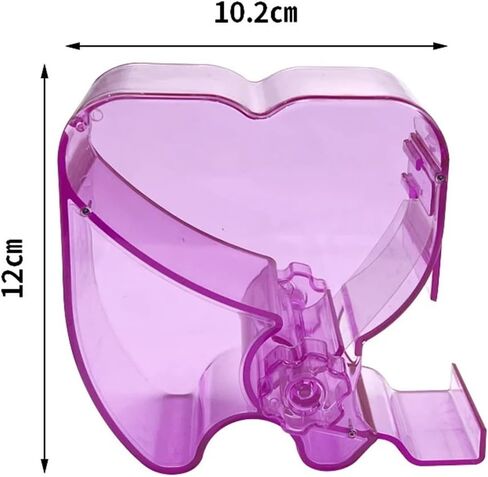 Cotton Roll Dispenser Hygienic Divider Dental Cotton Roll Dispenser Plastic Container Storage Organizer Box(Purple) in Kuwait