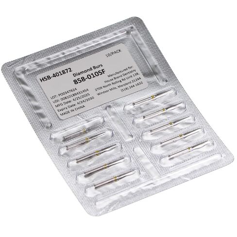 401872 HSB FG 858-010SF إبرة فائقة الدقة من أزيز الماس 10/Pk in Kuwait