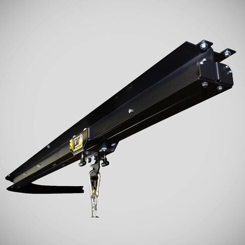 Pro Mountings - Professional Roller Mount Track for Heavy Bags, and Martial Arts Bags | 8 Feet Long (2 4 Foot Connectable Sections) + IB-110R Roller Mount Combo Kit for I Beams or Drywall Mounting in Kuwait