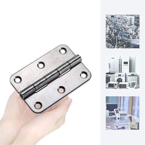304 Stainless Steel Folding Flat Six Hole Hinge Industrial Machinery Door Load-Bearing 1Pcs in Kuwait