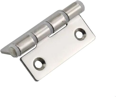 304 Stainless Steel Solid with Rubber Pad Buffer Silent Hinge 1Pcs in Kuwait