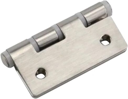 304 Stainless Steel Solid with Rubber Pad Buffer Silent Hinge 1Pcs in Kuwait