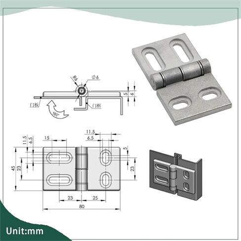 Hinge Zinc AlloyAutomotive Modification Distribution Box Chassis 1Pcs in Kuwait