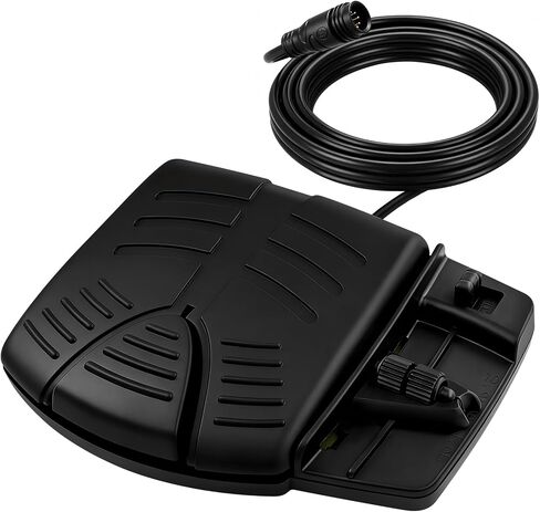 دواسة قدم لمحرك التصيد للتحكم في القدمين Minn Kota V2 مع كابل 18 بوصة 12 فولت - 24 فولت 50 أمبير، مفتاح تحكم في القدم أسود مقاوم للماء بدون تشغيل يدوي in Kuwait