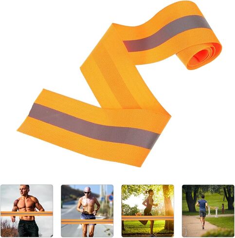 Ciieeo Athletics Completion Rope Running Track Collision Rope 1 Meter Orange Warning Strap for Race and Competition Marking in Kuwait