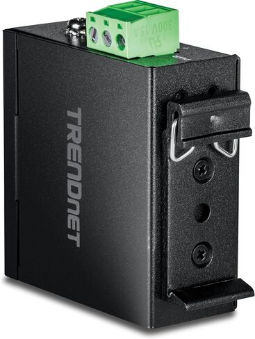 TRENDnet Hardened Industrial 1000BASE-LX Multi-Mode SC Fiber Media Converter (1km, 0.62mi.), TI-FGSC, 1 x Gigabit RJ45 Port, 1 x SC-Type Interface Port, NDAA TAA Compliant in Kuwait