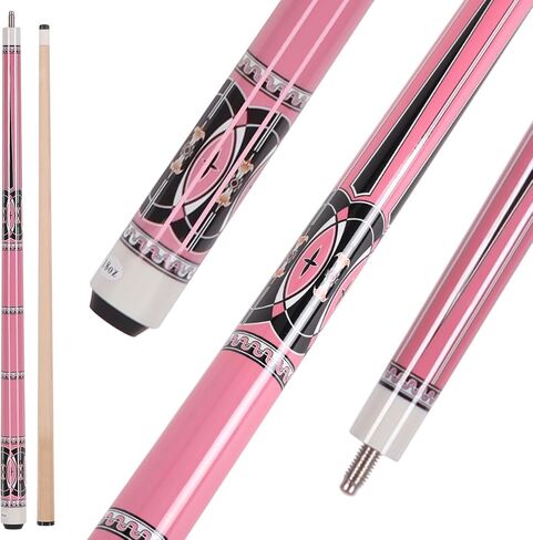 48 Inch Maple Cue Stick, Short Pool Cue Stick for Beginners, Canadian Maple Billiard Cues for Limited Spaces, 48 inch Junior Size Cue with Premium Leather Tip in Kuwait