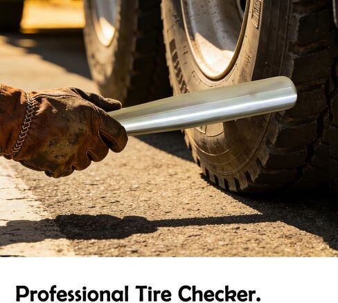 17-Inch Mini Aluminum Baseball Bat - Lightweight One Hand Training Bat, Compact Personal Home Utility Tool for Urban Commute, Portable Tire Checker for Trucks & Cars in Kuwait