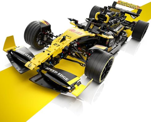 مجموعة بناء سيارات السباق AM24 Formula 1، مجموعة قابلة للتجميع بمقياس 1:8 للبالغين، متوافقة مع Lego، نموذج بناء وعرض مفصل أصلي لديكور المنزل أو المكتب (1650 قطعة) in Saudi Arabia