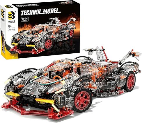مجموعة بناء سيارات السباق AM24 Formula 1، مجموعة قابلة للتجميع بمقياس 1:8 للبالغين، متوافقة مع Lego، نموذج بناء وعرض مفصل أصلي لديكور المنزل أو المكتب (1650 قطعة) in Saudi Arabia