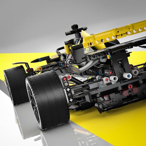 مجموعة بناء سيارات السباق AM24 Formula 1، مجموعة قابلة للتجميع بمقياس 1:8 للبالغين، متوافقة مع Lego، نموذج بناء وعرض مفصل أصلي لديكور المنزل أو المكتب (1650 قطعة) in Saudi Arabia