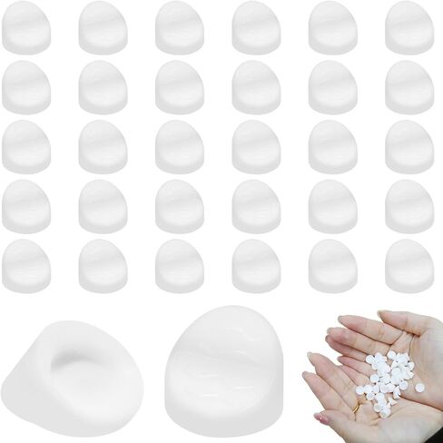 30PCS Entry Door Frame Plugs, 1/4 inch White Silicone, 5/16 inch French Door Window Screw Hole Plugs Covers for ODL/Western Reflection Door Frame, Easy Press-Fit Caps for a Clean Finish in Kuwait