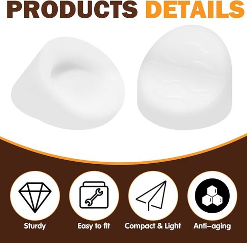 30PCS Entry Door Frame Plugs, 1/4 inch White Silicone, 5/16 inch French Door Window Screw Hole Plugs Covers for ODL/Western Reflection Door Frame, Easy Press-Fit Caps for a Clean Finish in Kuwait