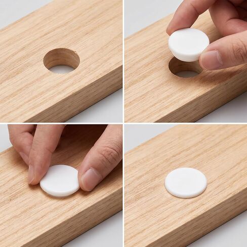 62 PCS 6 Sizes Silicone Rubber Plugs for Round Holes, Drainage Plugs for Planters, 1" 3/4" 5/8" 1/2" 3/8" 1/4" White Hole Plug Snap Locking T-Shape Furniture Bathtub in Kuwait