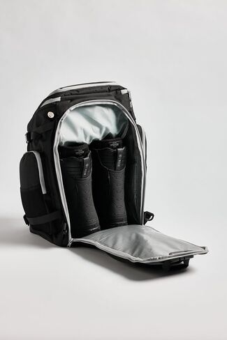 Ski Boot Bag - Waterproof Ski and Snowboard Travel Backpack, TSA Lock, Ventilated Boot Compartment - Durable Ski Backpack for Boots, Goggles, Helmets & Others in Kuwait