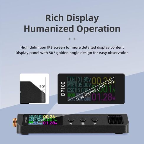 DP100 DC Power Supply Variable, 30V 5A Bench Supply, Adjustable Regulated Digits Display Mini Portable Lab Voltage Regulator Switch 100W (DP100-1) in Kuwait
