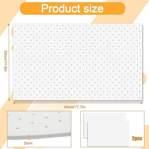 2 Pcs Thermoplastic Splint Sheet, 11.8 x 17.7 Inch Moldable Splint Material | Heat Soften Customizable White Polymer Sheet for Physical Therapy, Orthotic Brace Making in Kuwait